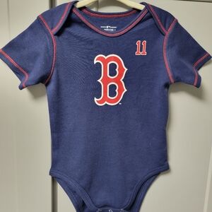 Genuine Merchandise MLB Players Devers Rafael #11 Infant Onsie Bavy Blue SZ 18